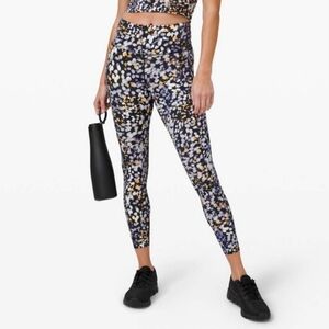 Lululemon Fast and Free Tight II 25" Non-Reflective Nulux Metropolis leggings 8